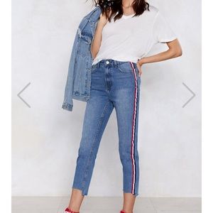NEW WITH TAGS! Jeans with stripes